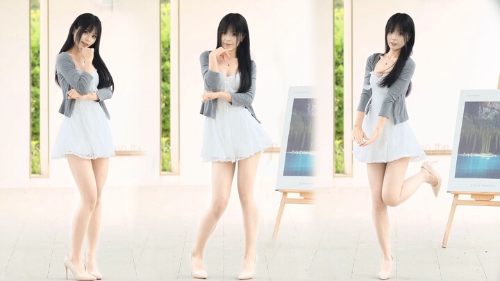 Today I'm wearing a little white dress to see you~ ❤️ You (=I) ❤️