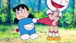 Nobita and his friends exchanged body parts, but Shizuka suffered a tragedy.