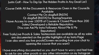 Justin Goff – How To Dig Up The Hidden Profits In Any Email List Course Download