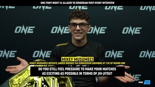 Mikey Musumeci ONE Fight Night 13 Post Event Interview