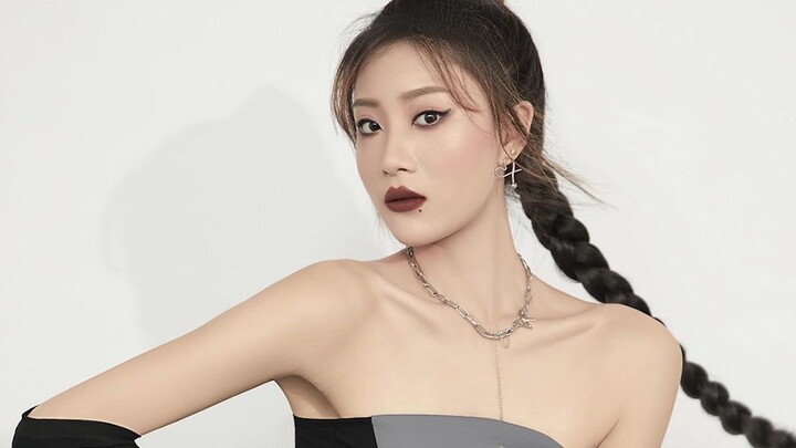 长发辣妹照这样拍有多好看？#辣妹 #写真 #拍照