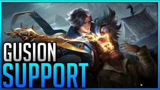 GUSION SUPPORT?🤔 | MLBB