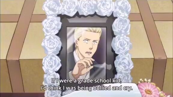 His daughter had a surprise and turned out to look like a funeral