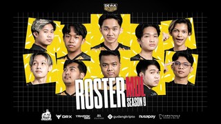 [Official Announcement] FULL ROSTER DEWA UNITED RHODES FOR MDL ID SEASON 9