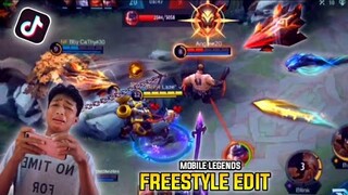 LAZE MOBILE LEGENDS FREESTYLE EDIT & FUNNY MOMENTS TIKTOK COMPILATION