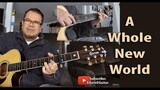 A Whole New World (Lea Salonga Brad Kane) Fingerstyle Guitar Cover (Aladdin OST) by Edwin-E