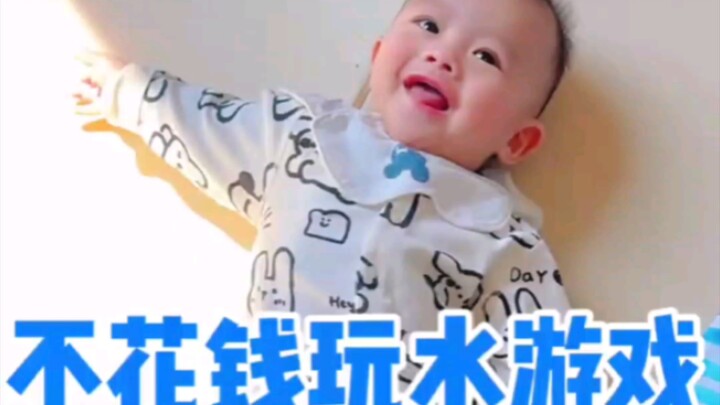 在家开心早教，轻松解锁4种玩水游戏！3-8月龄这样玩，抓住感官刺激黄金期！早期足够刺激宝宝感官，是送给宝宝一生的礼物！