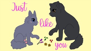 Just like you - A Yellowfang and Cinderpelt PMV (warrior cats)