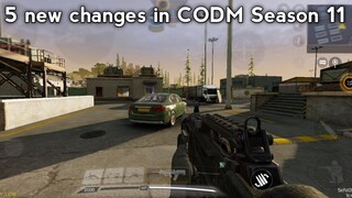 5 new changes made in CODM season 11