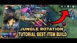 HOW TO HANZO JUNGLE ROTATION TUTORIAL BEST ITEM BUILD MOBILE LEGENDS BANG BANG