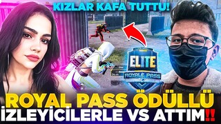 ROYAL PASS ÖDÜLLÜ İZLEYİCİLERLE VS ATTIM!! 🎉 Pubg Mobile