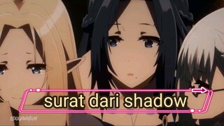 (AMV) kage no jitsuryokusha !! alpha beta dan gama menangis stelah membaca surat dari shadow!!..