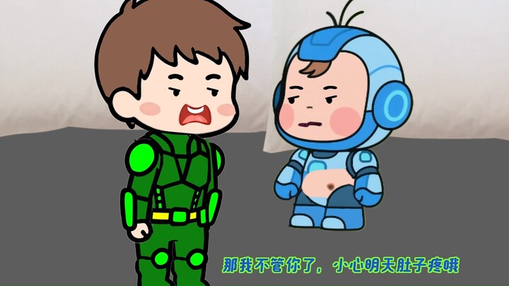 小赛赛要照顾弟弟啊
