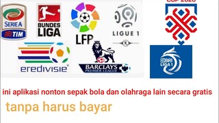 nonton live streaming bola  dan olahraga gratis