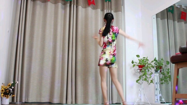 【小君】旗袍广场舞 肉丝高跟鞋