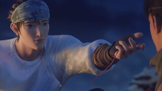 من ينظر إليه من خلال وجهه؟ اللحظة الأكثر لطفًا في الفيلم هي عندما يحمل شريط شعر أخته.