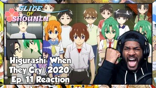 Higurashi: When They Cry Episode 11 Reaction | WE'VE BROUGHT A WHOLE ARMY WITH US TO SAVE SATOKO!!!