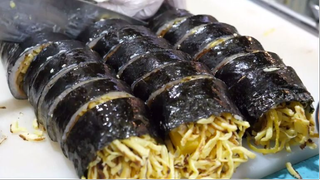 Gimbab cuộn trứng ngon #amthuc #monngon