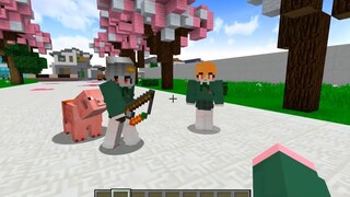Mèo Simmy Thoát Khỏi Virus Zombie Kẹo Trong Trường Học Xác Sống Minecraft
