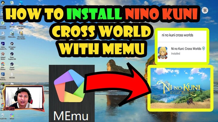 🔴HOW TO INSTALL NINO KUNI CROSS WOLRDS WITH MEMU-CARA INSTALL 64 BIT MEMULATOR/ EMULATOR