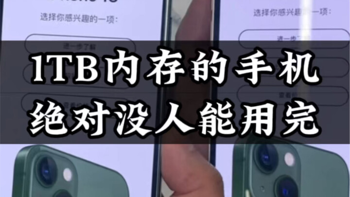 What kind of people would choose a phone with 1TB of RAM? Feel free to leave a comment!