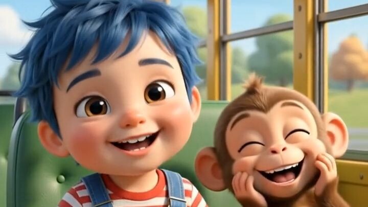Wheels on the Bus Adventure! 🚌🎶 Sing Along & Have Fun!