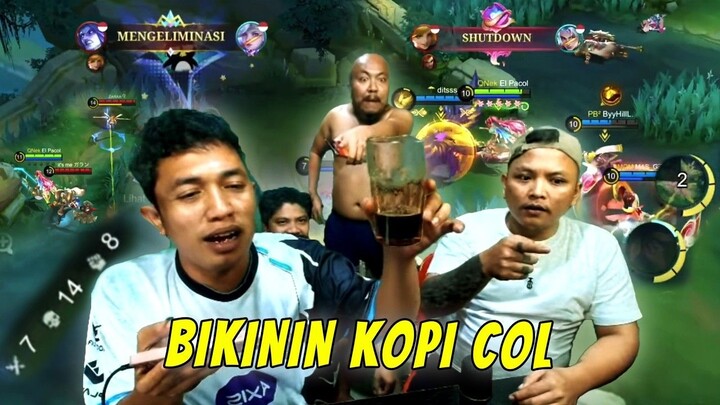 SEHARI PASCOL SAMA ELSI !!! DISURUH BIKIN KOPI !!!