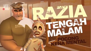 Razia Tengah Malam: Pocong Kena Mental