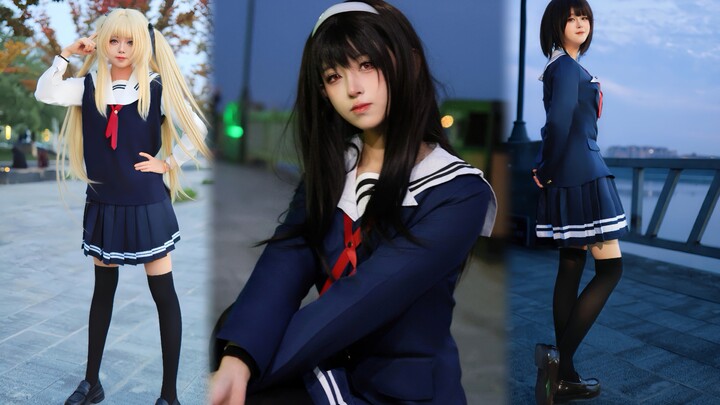 【温】❤️跟闺蜜一起拍cos!她俩真亲上了！❤️祝福99！❤️万圣节快乐宝们！