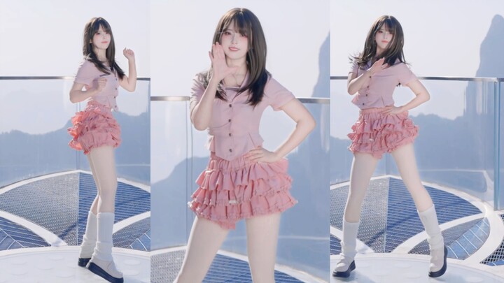 【อุ่น】⚡️เต้น Shake It ที่จุดเช็กอินของสถานที่ท่องเที่ยว แต่ฝั่งตรงข้ามคนแน่นมาก⚡️เต้นจบแค่รอบเดียวก็