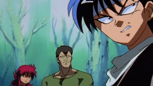 Yu Yu Hakusho EP 006: The Three Yokai! Hiei, Kurama, Gouki