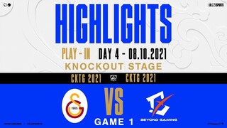 Highlights GS vs BYG [Ngày 4][Vòng Khởi Động - KnockOut][CKTG 2021][08.10.2021] [GAME 1]