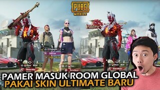 EKSPERIMEN MASUK ROOM GLOBAL PAKAI SKIN ULTIMATE AMR BARU , BEGINILAH RESPONNYA !? - PUBG MOBILE