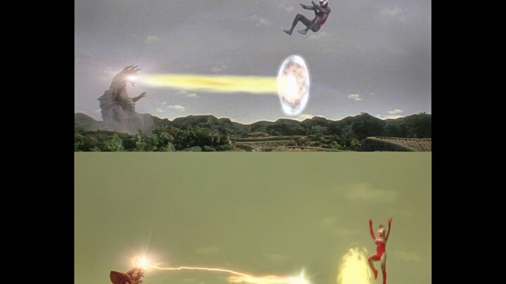 Ultraman's showy moves and poor imitations