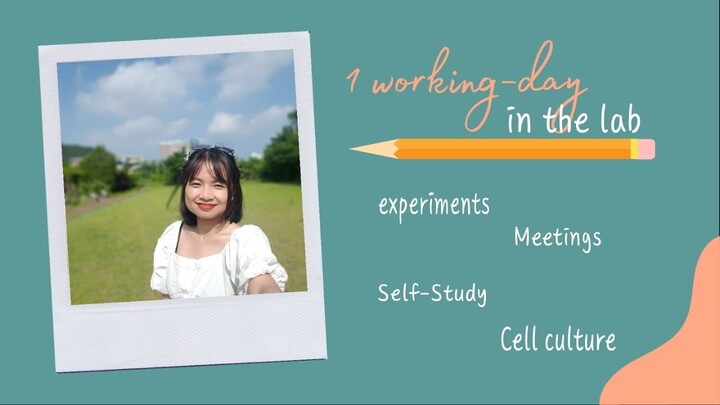 Du học sinh Hàn | 1 working-day in my lab | 1 ngày làm việc ở phòng thí nghiệm