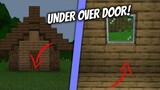 How to make 4 Wide Under Over Door in Minecraft!!