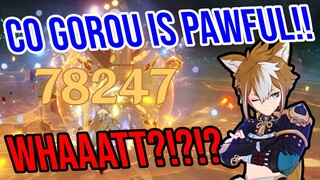 C0 Gorou is PAWFUL! 4★ Weapon Showcase! Genshin Impact