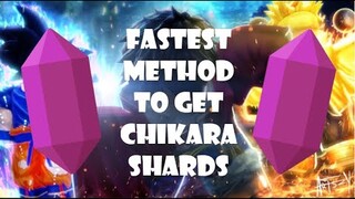 FASTEST WAY TO GET CHIKARA SHARDS ON Anime Fighting Simulator | Roblox |