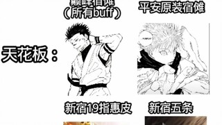 Jujutsu Kaisen Battle Power Rankings (2.0) - Don't criticize if you don't like it. If there are any 