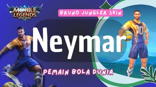 BRUNO SKIN NEYMAR JADI JUNGLER. BRUNO MOBILE LEGEND