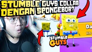 REACTION STUMBLE GUYS LAGI! DAN ADA SKIN SPONGEBOB, COLLAB KAH DI UPDATE SELANJUTNYA? #stumbleguys