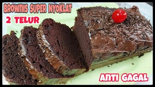 CUMA DI ADUK-ADUK JADI BROWNIS SUPER MOIST | ANTI GAGAL