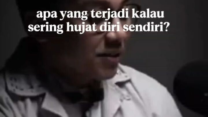 kenapa negative self talk lebih berbahaya dibanding hujatan orang lain?