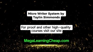 Micro Writer System by Taylin Simmonds
