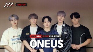 (SUB) [LINE-UP] 그룹 #원어스 #ONEUS | 2023 Asia Artist Awards IN THE PHILIPPINES #AAA #2023AAA