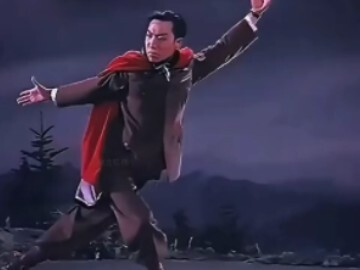 剑眉星目，眼中是真的有光