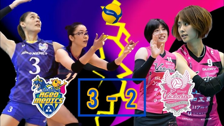 Round 2: AGEO MEDICS GAME HIGHLIGHTS vs VICTORINA | Japan V.League 2022/2023 | Women’s Volleyball
