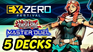 5 Decks SEM Extra Deck Ex-Zero Festival Yu-Gi-Oh! Master Duel