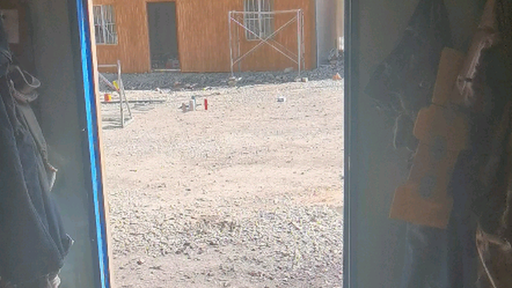 Woke up after a nap and realized the door was gone...