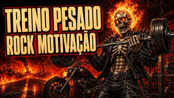 Treino Pesado 🔥 29 Minutos de Rock Motivacional para Academia